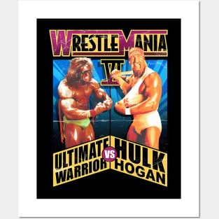 Ultimate Warrior wrestlemania Vintage Warrior Posters and Art